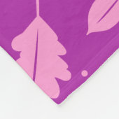 Colorful Graphic Nature Pattern フリースブランケット (角)