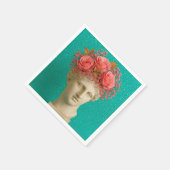 Colorful Greek Ancient Napkins. スタンダードカクテルナプキン (角)