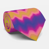 Colorful groovy funky retro tie dye pattern tie ネクタイ (ロール)