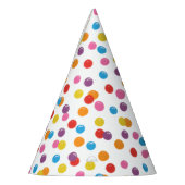 Colorful Gumball Candy Kids Birthday Party パーティーハット (左)