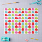 Colorful Gumdrop Pattern – Retro Candy Design 薄葉紙 (クラフト)