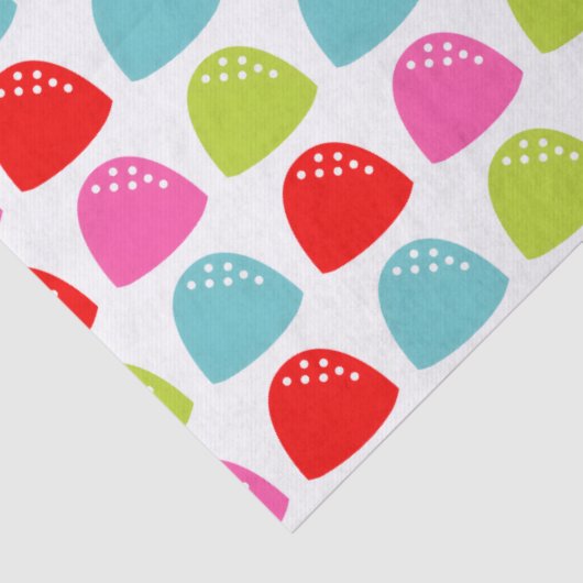 Colorful Gumdrop Pattern – Retro Candy Design 薄葉紙 (詳細)
