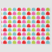 Colorful Gumdrop Pattern – Retro Candy Design 薄葉紙 (正面)
