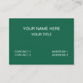 Colorful Half Circle Geometric 名刺 (裏面)