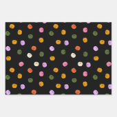 Colorful Halloween Pumpkins ラッピングペーパーシート (正面)