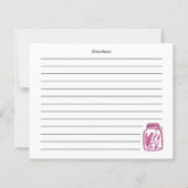 Colorful Hand Drawn Recipe Card (裏面)