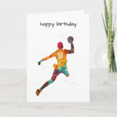 Colorful Handball Player カード (正面)