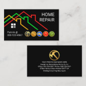 Colorful Handyman Rooftop Buildings 名刺 (正面/裏面)