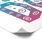 colorful happy birthday for all ポスター (角)