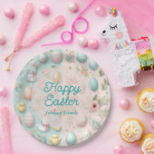 Colorful Happy Easter ペーパープレート (パーティー)