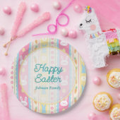 Colorful Happy Easter ペーパープレート (パーティー)