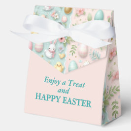 Colorful Happy Easter 4"w x 2"l x 5"h フェイバーボックス