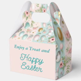 Colorful Happy Easter 5"w x 3"l x 6.5"h フェイバーボックス