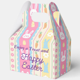 Colorful Happy Easter 5"w x 3"l x 6.5"h フェイバーボックス