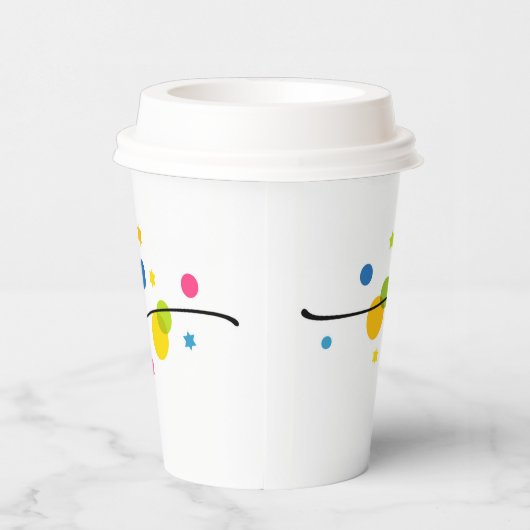 Colorful Happy Hanukkah  紙コップ (右)