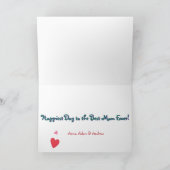 Colorful Happy Mother's Day Greeting Card カード (内部)