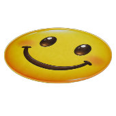 Colorful Happy Smile Emoji Pattern カッティングボード (角)