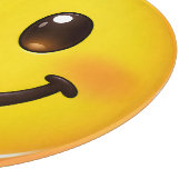 Colorful Happy Smile Emoji Pattern カッティングボード (角)