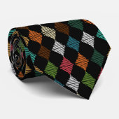 Colorful Harlequin Diamond ネクタイ (ロール)