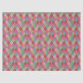 Colorful Harlequin Diamonds Tissue Paper 薄葉紙 (正面)