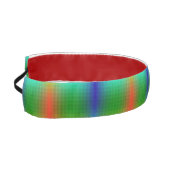 Colorful headband featuring a vibrant rainbow  アスレチックヘッドバンド (左)