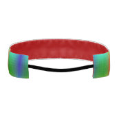 Colorful headband featuring a vibrant rainbow  アスレチックヘッドバンド (裏面)