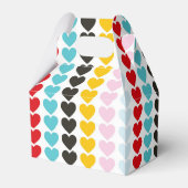 Colorful Heart Design, Boys Girls Kids, Valentine フェイバーボックス (裏面サイド)