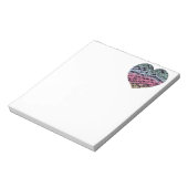 Colorful Heart Motif ノートパッド (回転)