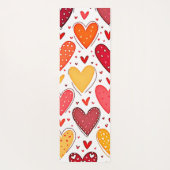 Colorful Heartfelt Love Pattern Design ヨガマット (裏面)