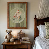 Colorful Hen Nursery Wall Art ポスター