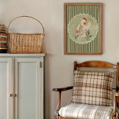 Colorful Hen Nursery Wall Art ポスター