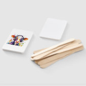 Colorful Highland Cow ハンドファン (組立なし)