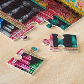 Colorful Hindu Temple Malaysia Travel Photo ジグソーパズル (側面)