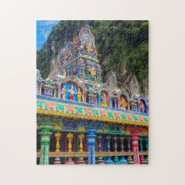 Colorful Hindu Temple Malaysia Travel Photo ジグソーパズル