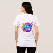 Colorful Holi Women’s Tee トライブレンドＴシャツ (裏面全面)