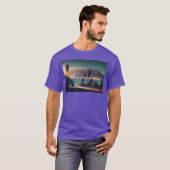 Colorful Hollywood Hills Vibrant Urban Landscape f Tシャツ (正面フル)