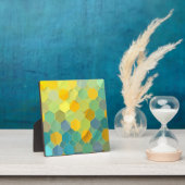 Colorful Honeycomb Geometric Pattern フォトプラーク (インサイチュ)