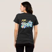 Colorful Hope Graffiti - Y2K Sparkle Aesthetic トライブレンドＴシャツ (裏面全面)