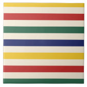 Colorful Horizontal Stripes タイル (正面)