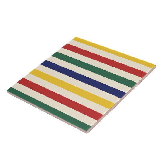 Colorful Horizontal Stripes タイル (側面)
