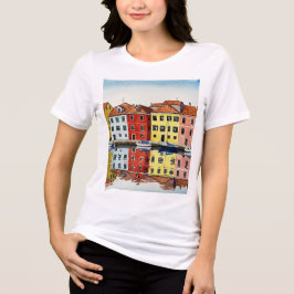 Colorful houses トライブレンドTシャツ
