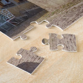 Colorful houses in Rothenburg, Germany ジグソーパズル (側面)