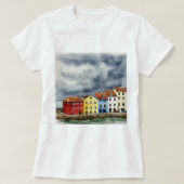 Colorful houses tシャツ (デザイン正面)