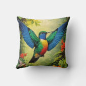 Colorful Hummingbird クッション (裏面)