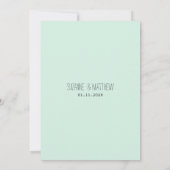 Colorful Hummingbird Floral Spring RSVP 招待状 (裏面)