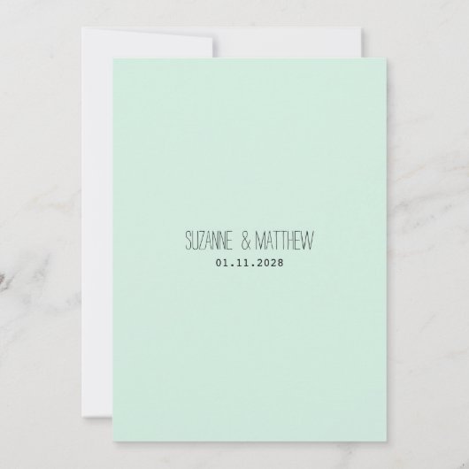 Colorful Hummingbird Floral Spring RSVP 招待状 (裏面)