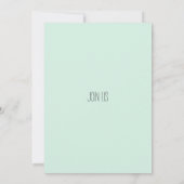 Colorful Hummingbird Floral Spring Wedding 招待状 (裏面)