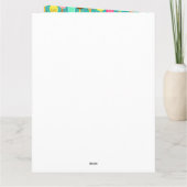 Colorful Ice Cream Pattern Dopamine Design  カード (裏面)