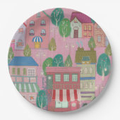 Colorful Illustrated Paper Plates ペーパープレート (正面)