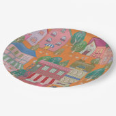 Colorful Illustrated Paper Plates ペーパープレート (アングル)